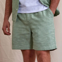 Short Chevre jacquard vert clair coton et viscose - Faguo Faguo Hersée Paris 9