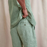 Short Chevre jacquard vert clair coton et viscose - Faguo Faguo Hersée Paris 9