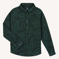 Surchemise Gastine jacquard floral italien épais en coton recyclé - Faguo Faguo Hersée Paris 9