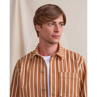 Surchemise Gastine rayée brique écru coton bio - Faguo Faguo Hersée Paris 9