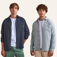 Surchemise rayée Signy coton - Faguo Faguo Hersée Paris 9