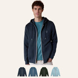 Sweat à capuche zippé Mesnil coton recyclé - Faguo Faguo Hersée Paris 9