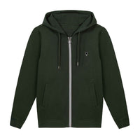 Sweat à capuche zippé Mesnil coton recyclé - Faguo Faguo Hersée Paris 9
