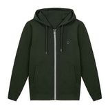Sweat à capuche zippé Mesnil coton recyclé - Faguo Faguo Hersée Paris 9
