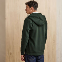 Sweat à capuche zippé Mesnil coton recyclé - Faguo Faguo Hersée Paris 9