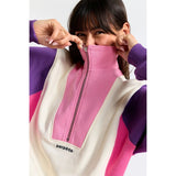 Sweat Emma col zippé oversize en coton bio - Perpète Perpète Hersée Paris 9