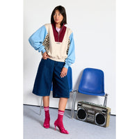 Sweat Emma col zippé oversize en coton bio - Perpète Perpète Hersée Paris 9