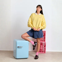 Sweat Geri oversize coton bio col croquet - Perpète Perpète Hersée Paris 9