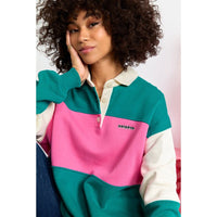 Sweat Linda col polo croquet ultra oversize coton bio - Perpète Perpète Hersée Paris 9