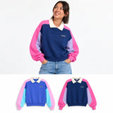 Sweat Mel oversize coton bio col croquet - Perpète Perpète Hersée Paris 9