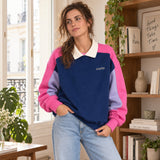 Sweat Mel oversize coton bio col croquet - Perpète Perpète Hersée Paris 9