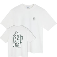 T-shirt Art by Guridi en coton bio - Bask in the Sun Bask in the Sun Hersée Paris 9