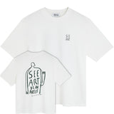T-shirt Art by Guridi en coton bio - Bask in the Sun Bask in the Sun Hersée Paris 9