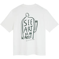 T-shirt Art by Guridi en coton bio - Bask in the Sun Bask in the Sun Hersée Paris 9