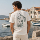 T-shirt Art by Guridi en coton bio - Bask in the Sun Bask in the Sun Hersée Paris 9