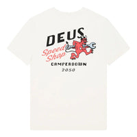 T-shirt Dogleg Tee Dirty White - Deus Ex Machina Deus Ex Machina Hersée Paris 9