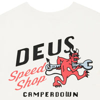 T-shirt Dogleg Tee Dirty White - Deus Ex Machina Deus Ex Machina Hersée Paris 9