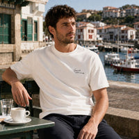 T-shirt Macchinetta by Guridi en coton bio - Bask in the Sun Bask in the Sun Hersée Paris 9