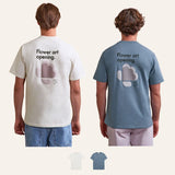 T-shirt Massoury imprimé Flower Art Opening - Faguo Faguo Hersée Paris 9