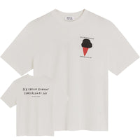 T-shirt Natural Icecream coton bio imprimé - Paul McNeil - Bask in the Sun Bask in the Sun Hersée Paris 9