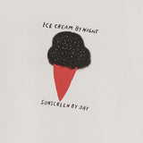 T-shirt Natural Icecream coton bio imprimé - Paul McNeil - Bask in the Sun Bask in the Sun Hersée Paris 9