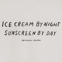 T-shirt Natural Icecream coton bio imprimé - Paul McNeil - Bask in the Sun Bask in the Sun Hersée Paris 9