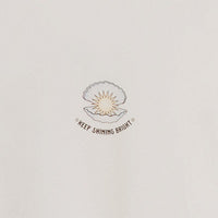 T-shirt Natural Shell coton bio imprimé - Andrés Hidalgo - Bask in the Sun Bask in the Sun Hersée Paris 9