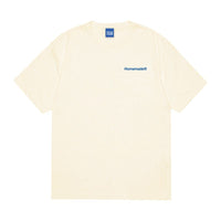 T-shirt Oyster coton bio imprimé crème - Homemade