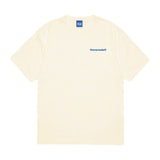 T-shirt Oyster coton bio imprimé crème - Homemade
