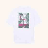 T-shirt Yellowstone oversize blanc imprimé Forest en coton recyclé - Faguo Faguo Hersée Paris 9