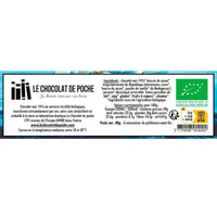 Tablette-livre « Homme libre, toujours tu chériras la mer ! » Baudelaire - chocolat noir 74 % au Sarrasin Torréfié bio 80 g - Le Chocolat de Poche Le Chocolat de Poche Hersée Paris 9