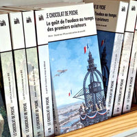 Tablette-livre « Le goût de l’audace au temps des premiers aviateurs » - chocolat noir 74% au grué de cacao bio 80g - Le Chocolat de Poche Le Chocolat de Poche Hersée Paris 9