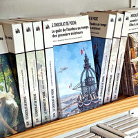 Tablette-livre « Le goût de l’audace au temps des premiers aviateurs » - chocolat noir 74% au grué de cacao bio 80g - Le Chocolat de Poche Le Chocolat de Poche Hersée Paris 9