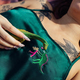 Top en satin brodé à bretelles réglables - Lundi au Soleil Lundi au soleil Hersée Paris 9