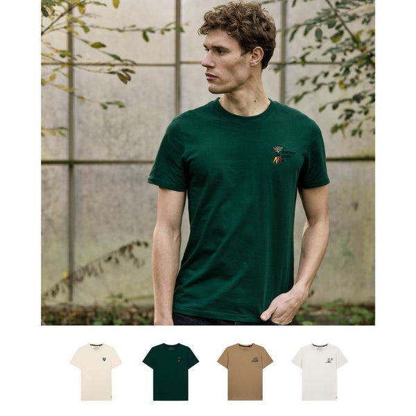 T-shirt homme Arcy coton recyclé avec broderie - Faguo Faguo Hersée Paris 9