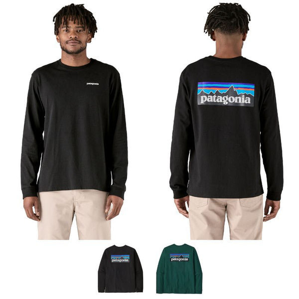 T-shirt Manches Longues P-6 Logo Responsibili-Tee® - Patagonia Patagonia Hersée Paris 9