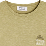T-shirt Mini To The Sea Brodé Coton Bio - Bask in the Sun Bask in the Sun Hersée Paris 9