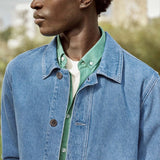 Veste Liffre Workwear Denim en coton - Faguo Faguo Hersée Paris 9