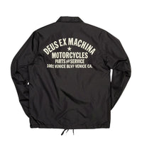 Veste Venice Coach Jacket noire nylon - Deus Ex Machina Deus Ex Machina Hersée Paris 9